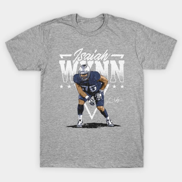 Isaiah Wynn New England Triangle Name T-Shirt by Buya_Hamkac